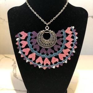 New Handmade necklace,needles work, turkish neckla